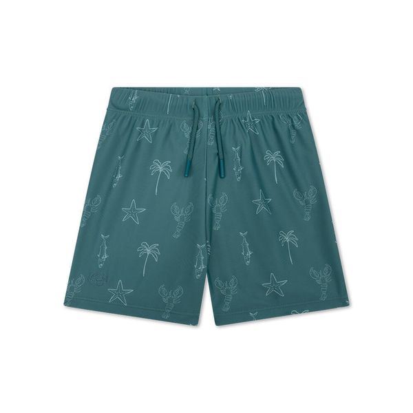 Bokserki kąpielowe Swim Essentials — zielone — plażowe uczucie. Zielone bokserki i panty damskie SWIM ESSENTIALS, l, bez wzorów, z materiału. Za 246.99 zł.