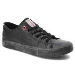 Czarne Trampki Cross Jeans Damskie Wygodne Obuwie. Czarne trampki i tenisówki damskie Cross Jeans, bez wzorów, z jeansu. Za 89.99 zł.