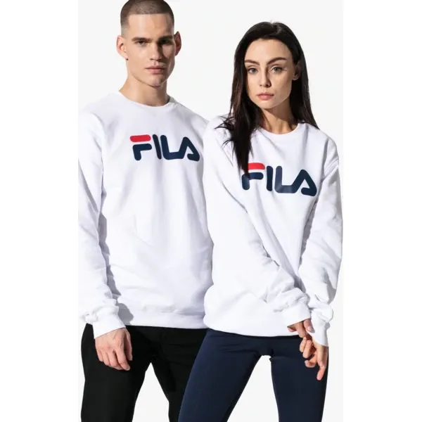 Fila Bluza Pure Crew Sweat U , biały, rozmiar L. Białe bluzy bez kaptura damskie Fila, l, z bawełny. Za 259.99 zł.
