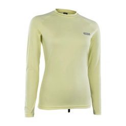 Koszulka damska ION Rashguard Lycra LS. Żółte t-shirty damskie ION, bez wzorów, z lycry, bez kołnierzyka. Za 199.00 zł.