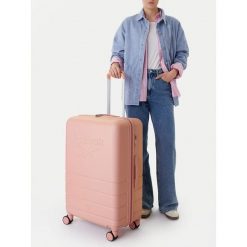 Walizka duża Reebok. Czerwone walizki Reebok, bez wzorów, duże. Za 349.99 zł.