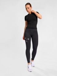 Damskie legginsy Hummel Active Court HW. Czarne legginsy sportowe damskie HUMMEL, na jesień, s, bez wzorów, z dżerseju, z podwyższonym stanem, na fitness i siłownię. Za 286.00 zł.