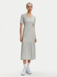 JDY Sukienka codzienna Dalila 15195291 Szary Loose Fit. Szare sukienki damskie JDY, na co dzień, s, bez wzorów, z syntetyku, bez kołnierzyka, bez ramiączek, proste. Za 209.99 zł.