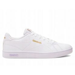 Buty sportowe damskie Reebok Court Clean sneakersy białe (100074383). Białe buty sportowe na co dzień damskie Reebok, bez wzorów, z gumy, trekkingowe. Za 199.00 zł.