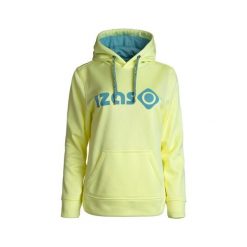 Bluza damska DUERO W V4 z regulowanym kapturem, logo i kieszenią z przodu. Żółte bluzy z kapturem damskie IZAS, m. Za 182.57 zł.