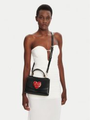 LOVE MOSCHINO Torebka JC4181PP1NLP0000 Czarny. Czarne torebki klasyczne damskie Love Moschino, bez wzorów, ze skóry, bez dodatków. Za 639.99 zł.
