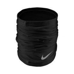 Komin NIKE THERMA FIT WRAP 2.0. Czarne szaliki i kominy damskie Nike, bez wzorów. Za 129.99 zł.