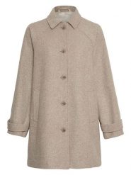 MOSS COPENHAGEN Kurtka koszulowa "Boone" w kolorze beżowym rozmiar: L/XL. Brązowe kurtki damskie MOSS COPENHAGEN, l, bez wzorów, z wełny, bez kaptura. Za 303.06 zł.