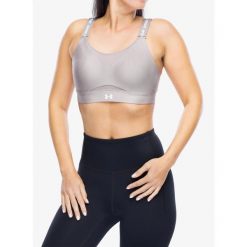 Biustonosz sportowy Under Armour Infinity 2.0 High Sports Bra. Czarne biustonosze sportowe damskie Under Armour, bez wzorów. Za 198.99 zł.