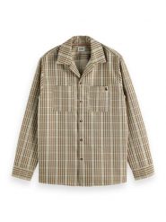 Scotch & Soda Koszula w kolorze beżowym rozmiar: L. Brązowe koszule męskie Scotch & Soda, l, bez wzorów, bez kołnierzyka, bez ramiączek. Za 184.46 zł.
