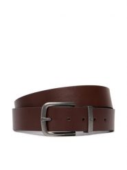 Calvin Klein Pasek Seasonal Logo Tumbled 35Mm Fixed LV04D7128G Brązowy. Brązowe paski męskie CALVIN KLEIN, bez wzorów, ze skóry. Za 249.99 zł.