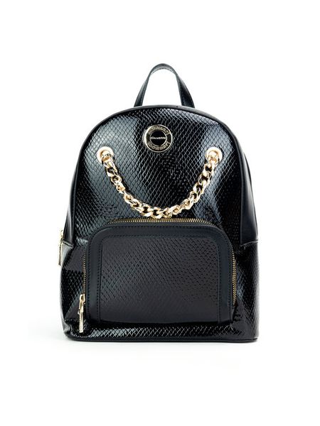 Monnari Plecak BAG5360-K020D000-R00 Czarny. Czarne plecaki damskie Monnari, bez wzorów, ze skóry. Za 159.99 zł.