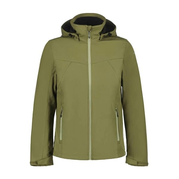 Kurtka softshell z ociepleniem polarowym Icepeak BRIMFIELD. Zielone kurtki męskie ICEPEAK, m, bez wzorów, z polaru, bez kaptura. Za 342.70 zł.