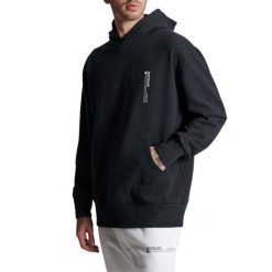 Bluza turystyczna męska Superdry Micro Slide Hood. Szare bluzy bez kaptura męskie Superdry., m, z bawełny. W wyprzedaży za 193.00 zł.