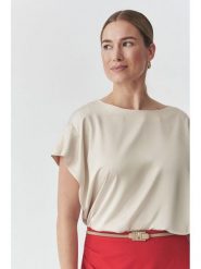 TATUUM Pasek "Interi" w kolorze beżowym rozmiar: onesize. Brązowe paski damskie Tatuum, bez wzorów, z materiału. Za 82.83 zł.