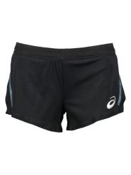 Asics Szorty sportowe w kolorze czarnym rozmiar: M. Czarne spodenki sportowe damskie Asics, m, outdoorowe. Za 91.56 zł.