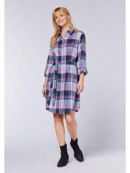 Polo Sylt Sukienka w kolorze niebiesko-różowym rozmiar: XL. Niebieskie sukienki damskie Polo Sylt, xl, bez wzorów, z bawełny, bez kołnierzyka, bez ramiączek, mini. Za 137.10 zł.