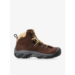 Buty trekkingowe męskie Keen Pyrenee. Brązowe buty trekkingowe męskie Keen, bez zapięcia, trekkingowe. Za 475.99 zł.