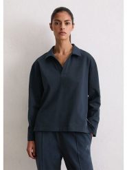 Marc O´Polo Bluza w kolorze granatowym rozmiar: XL. Niebieskie bluzy bez kaptura damskie xl, z bawełny. Za 127.65 zł.