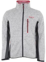 Peak Mountain Kurtka polarowa "Calaska" w kolorze szarym rozmiar: XL. Szare kurtki męskie Peak Mountain, xl, bez wzorów, z polaru, bez kaptura. Za 260.99 zł.