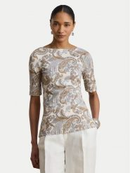 LAUREN RALPH LAUREN Bluzka Judy 200B23544001 Kolorowy Regular Fit. Topy sportowe damskie Lauren Ralph Lauren, xs, bez wzorów, z bawełny, bez ramiączek. Za 329.99 zł.