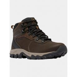 Buty Turystyczne Męskie Columbia Newton Ridge Plus II WP. Brązowe buty trekkingowe męskie Columbia, bez zapięcia, trekkingowe. Za 359.00 zł.