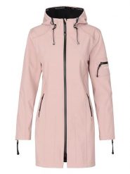 Ilse Jacobsen Płaszcz przeciwdeszczowy w kolorze jasnoróżowym rozmiar: 42. Różowe kurtki przeciwdeszczowe damskie Ilse Jacobsen, bez wzorów, sportowe. Za 244.22 zł.