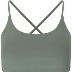Athlecia Biustonosz sportowy Emarri W z poliamidu i elastanu – 3221 Dark Forest. Zielone biustonosze sportowe damskie Athlecia, bez wzorów, z elastanu. Za 137.00 zł.