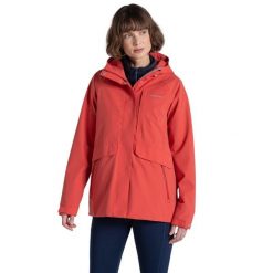 Kurtka Damska Caldbeck Ll Wodoodporna. Czerwone kurtki damskie CRAGHOPPERS, m, bez wzorów, z materiału, z kapturem. Za 548.99 zł.