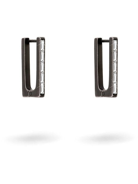 Liebeskind Kolczyki z cyrkoniami rozmiar: onesize. Czarne kolczyki damskie Liebeskind, z cyrkonią, ze stali. Za 178.79 zł.