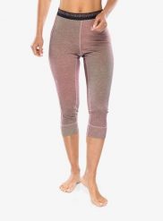 Legginsy termoaktywne damskie Ortovox 185 Rock'N'Wool Print SP. Czerwone legginsy damskie ORTOVOX, l, bez wzorów, z materiału. Za 416.89 zł.