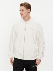 Hugo Bluza 50509978 Biały Oversize. Białe bluzy bez kaptura męskie Hugo, m, z bawełny. Za 639.99 zł.