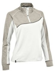 Maul Sport Koszulka funkcyjna "Nettetal fresh" w kolorze biało-szarym rozmiar: 46. Białe bluzki sportowe damskie Maul Sport, bez wzorów, z materiału, bez ramiączek. Za 165.99 zł.