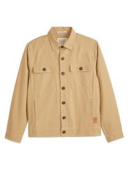 Scotch & Soda Kurtka koszulowa w kolorze beżowym rozmiar: L. Brązowe kurtki męskie Scotch & Soda, l, bez wzorów, z bawełny, bez kaptura. Za 187.99 zł.