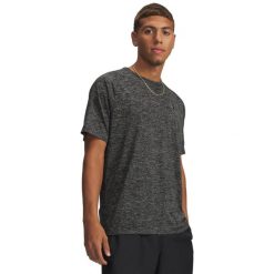 Koszulka fitness Under Armour. Bluzki sportowe damskie Under Armour, l, z materiału, bez kołnierzyka, bez ramiączek. Za 129.99 zł.
