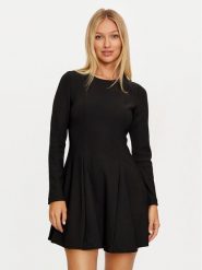 Marciano Guess Sukienka koktajlowa 4BGK22 6302A Czarny Regular Fit. Czarne sukienki damskie Marciano Guess, z aplikacjami, z syntetyku, wizytowe, bez kołnierzyka, bez ramiączek. Za 549.99 zł.