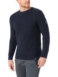 Timezone Sweter w kolorze granatowym rozmiar: L. Niebieskie swetry męskie Timezone, l, bez wzorów, bez kołnierzyka. Za 163.26 zł.