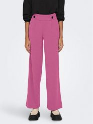 JDY Spodnie materiałowe Geggo 15208430 Różowy Wide Leg. Czerwone spodnie materiałowe damskie JDY, bez wzorów, z materiału. Za 169.99 zł.
