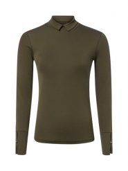 Marc Cain koszulka z długim rękawem Kobiety Bawełna zielony, 44. Zielone t-shirty damskie Marc Cain, bez wzorów, z bawełny, bez kołnierzyka. Za 799.95 zł.