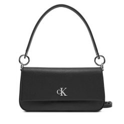 Torebka Calvin Klein Jeans. Czarne torebki klasyczne damskie Calvin Klein Jeans, bez wzorów, z jeansu, bez dodatków. Za 349.99 zł.