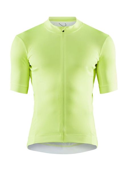 Craft Koszulka kolarska "Essence Jersey" w kolorze zielonym rozmiar: M. Zielone bluzki sportowe damskie Craft, m, bez wzorów, z jersey, bez ramiączek. Za 109.95 zł.