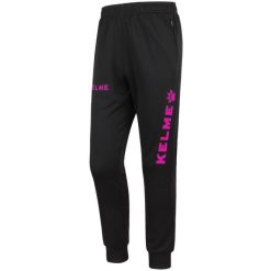 Kelme Pantalón Largo Global Negro Unisex. Czarne szorty męskie Kelme, bez wzorów, z dresówki. W wyprzedaży za 162.35 zł.