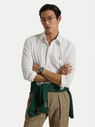 Polo Ralph Lauren Koszula 710P03967002 Biały Regular Fit. Białe koszule męskie Polo Ralph Lauren, l, bez wzorów, z bawełny, bez kołnierzyka, bez ramiączek. Za 729.99 zł.