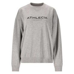 Damska bluza z dekoltem Athlecia Atkins. Fioletowe bluzy bez kaptura damskie Athlecia. Za 168.00 zł.