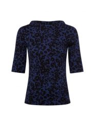 Marc Cain Koszulka Kobiety Bawełna niebieski, 40. Niebieskie t-shirty damskie Marc Cain, bez wzorów, z bawełny, bez kołnierzyka. Za 699.95 zł.