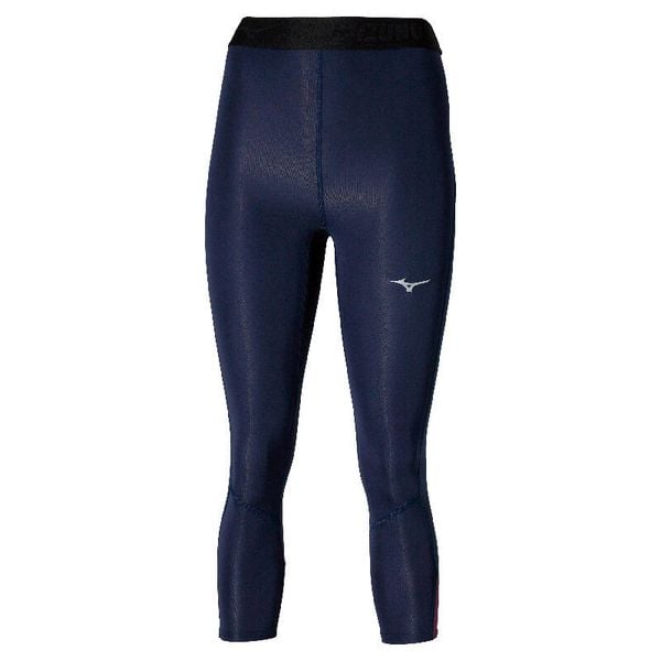 Damskie legginsy 3/4 Mizuno Core Impulse. Niebieskie legginsy damskie Mizuno, bez wzorów. Za 211.00 zł.
