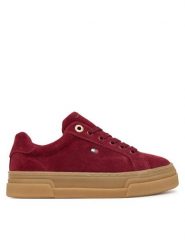 Tommy Hilfiger Sneakersy Jade T3A9-35098-1429 M Bordowy. Czerwone buty sportowe dziewczęce Tommy Hilfiger, bez wzorów, bez zapięcia. Za 414.99 zł.
