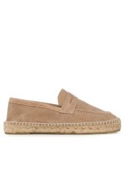 Manebi Espadryle Loafers Espadrilles W 1.9 LW Beżowy. Brązowe espadryle damskie Manebi, ze skóry. Za 419.99 zł.