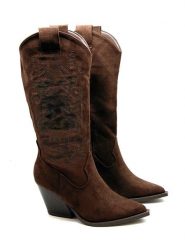 Bellucci Kozaki w kolorze brązowym rozmiar: 38. Brązowe kozaki damskie Bellucci, bez obcasa. Za 173.99 zł.