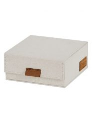 STORE IT Pudełko "Premium" w kolorze kremowym na zegarki - 16,5 x 7 x 16,5 cm rozmiar: onesize. Brązowe zegarki damskie STORE IT. Za 122.96 zł.